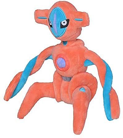 Pokemon - Deoxys (Sitting Cuties) - Pokemon Center Plush/Bamse 12cm *Top Kvalitet*