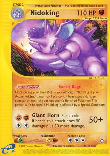 Nidoking (Aquapolis Singles)