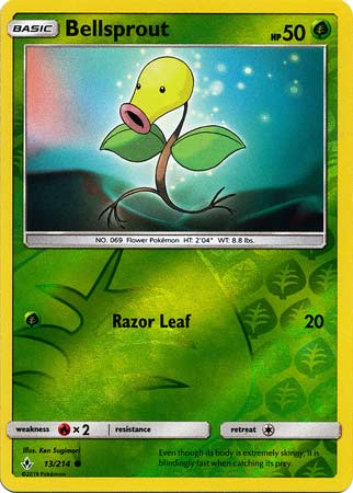 Bellsprout (Pokemon Sun & Moon: Unbroken Bonds) (Reverse Foil)