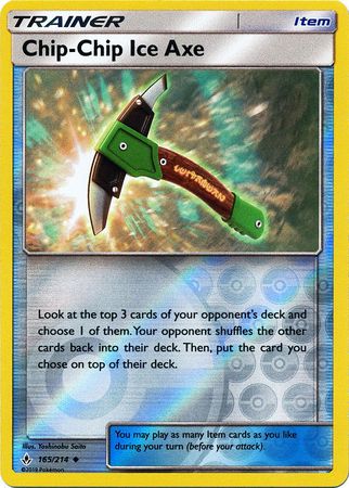 Chip-Chip Ice Axe (Pokemon Sun & Moon: Unbroken Bonds) (Reverse Foil)