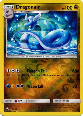 Dragonair (Pokemon Sun & Moon Dragon Majesty) (Reverse Foil)