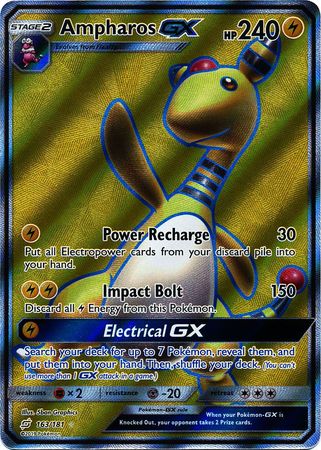 Ampharos GX (Pokemon Sun & Moon Team Up)