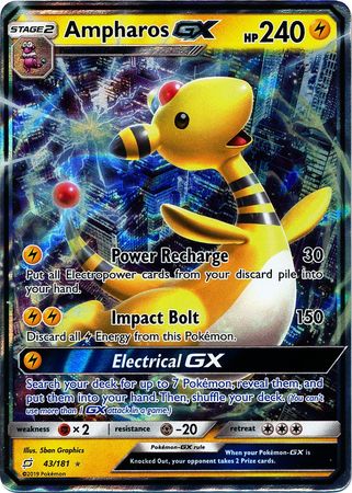 Ampharos GX (Pokemon Sun & Moon Team Up)