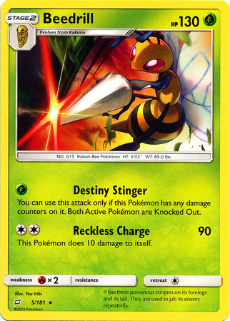 Beedrill (Pokemon Sun & Moon Team Up)