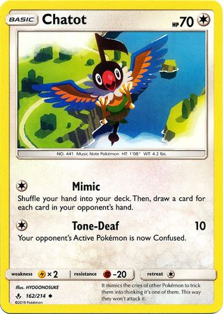 Chatot (Pokemon Sun & Moon: Unbroken Bonds)