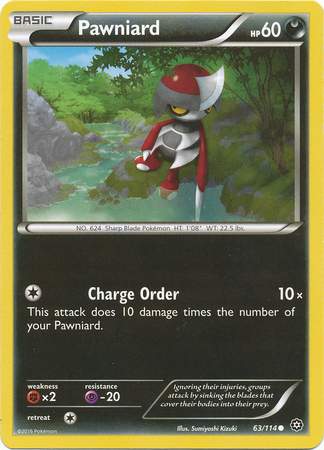 Pawniard (Pokemon XY Steam Siege)