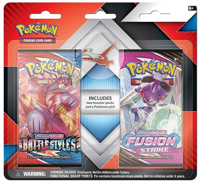 Pokemon Blister Pack - Latias Collector Pin Blister Pack (Wide) - 2 Booster Pakker + Pin