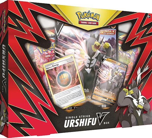 Pokemon  V Box: Battle Style V - Single Strike Urshifu - 4 Boosters, V-Promo, Promo & Oversize