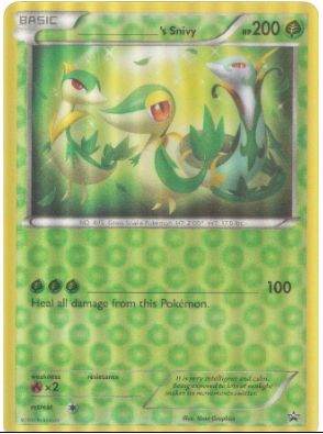 _________'s Snivy - 3D Oversized Black & White Pokemon Promo Card