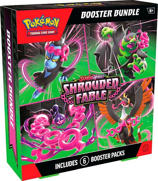 Pokemon Booster Pakke - SV06.5 - Scarlet & Violet: Shrouded Fable Booster Pack Bundle (Wide) (Box med 6 Boosters)