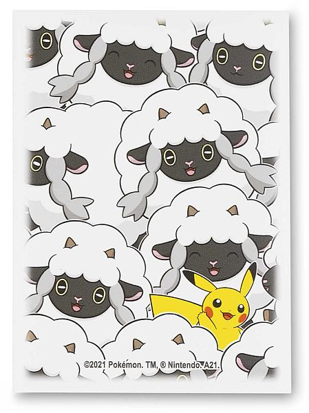 Pokemon - Fluffy Flock (Wooloo) - Deck Protector - 65 lommer -Sleeves