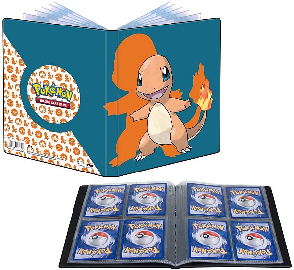 Mappe - Pokemon - Charmander (2021) - Album - 4-Pocket (Holder 80 kort + 4 Oversized kort) UltraPro #15711